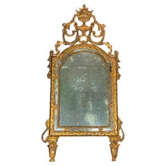 Early 18th Century Gilt Wood Italian Mirror