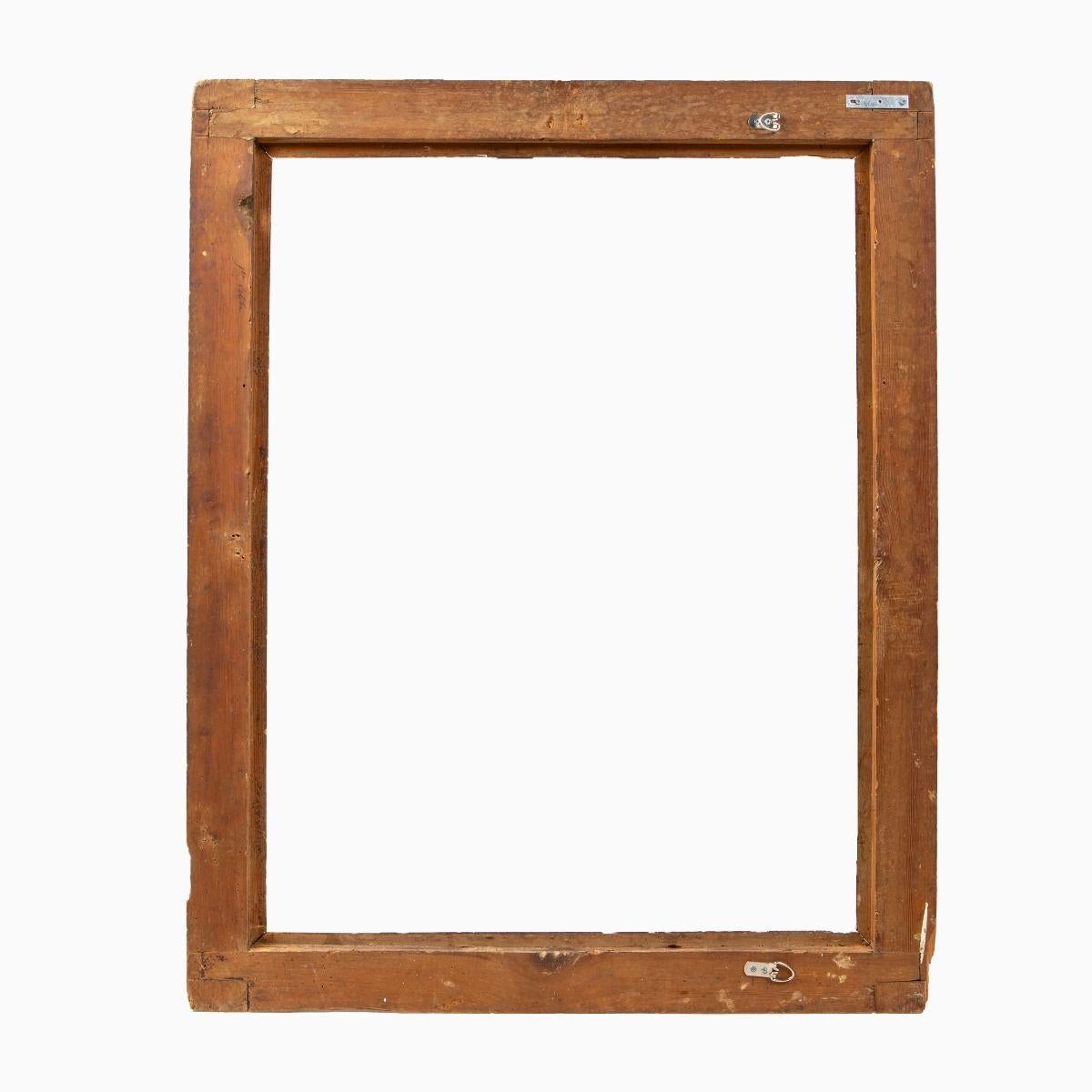 Frame Baroque Early 18th Century Italian. Gilt and Black For Sale 2