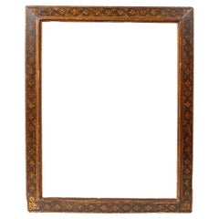 Frame Baroque Early 18th Century Italian. Gilt and Black