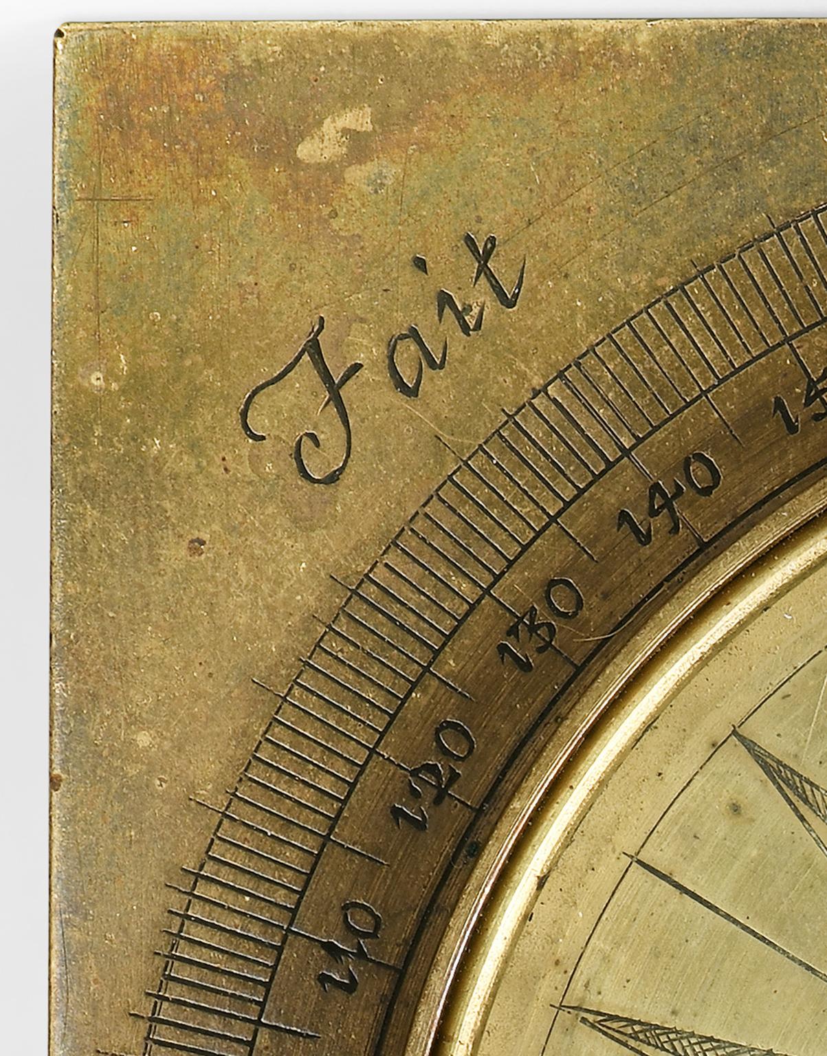 Early 18th Century Italian Compass, Pierre de Baillou, Milan 2