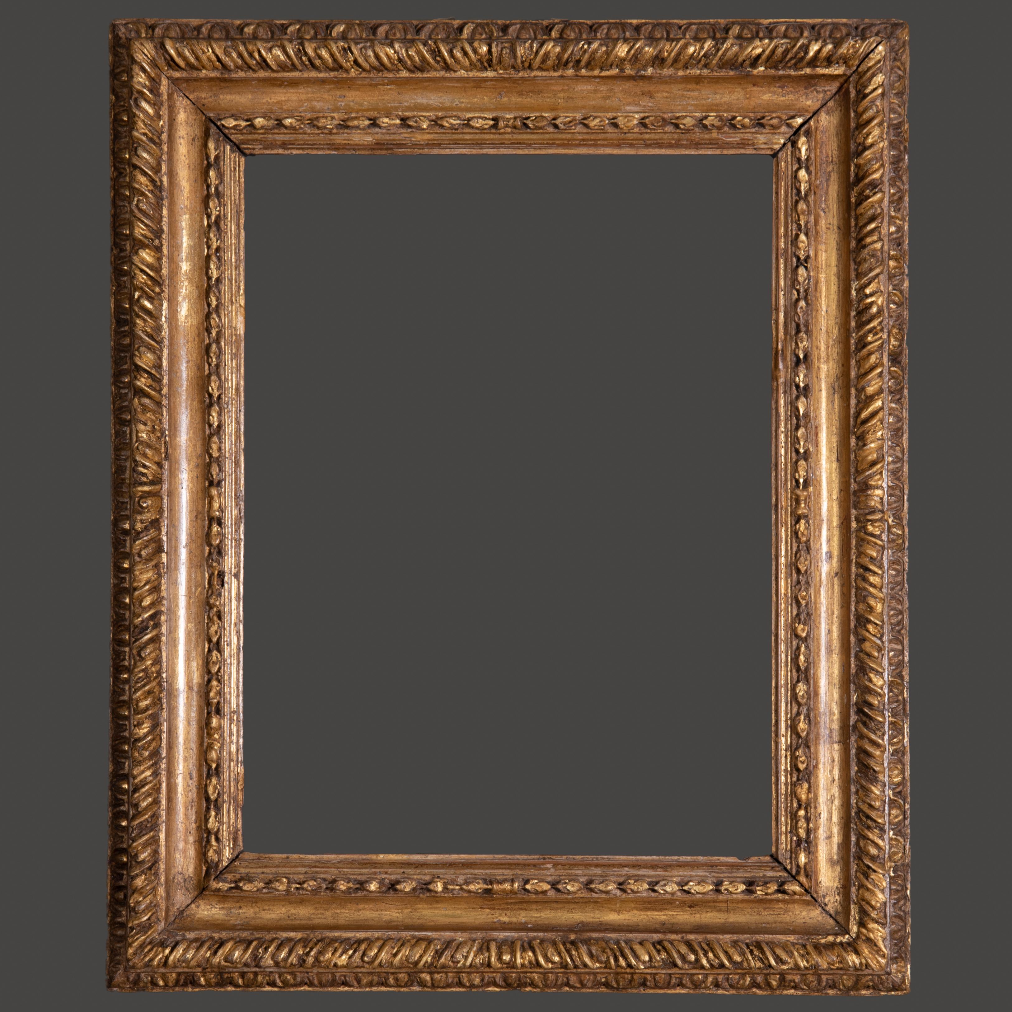 Early 18th Century Italian Salvator Rosa Gilded Frame For Sale 2