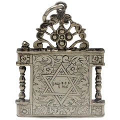 Early 18th Century Italian Silver Jewish Amulet
