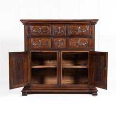 Early 18th Century Italian Walnut Cabinet