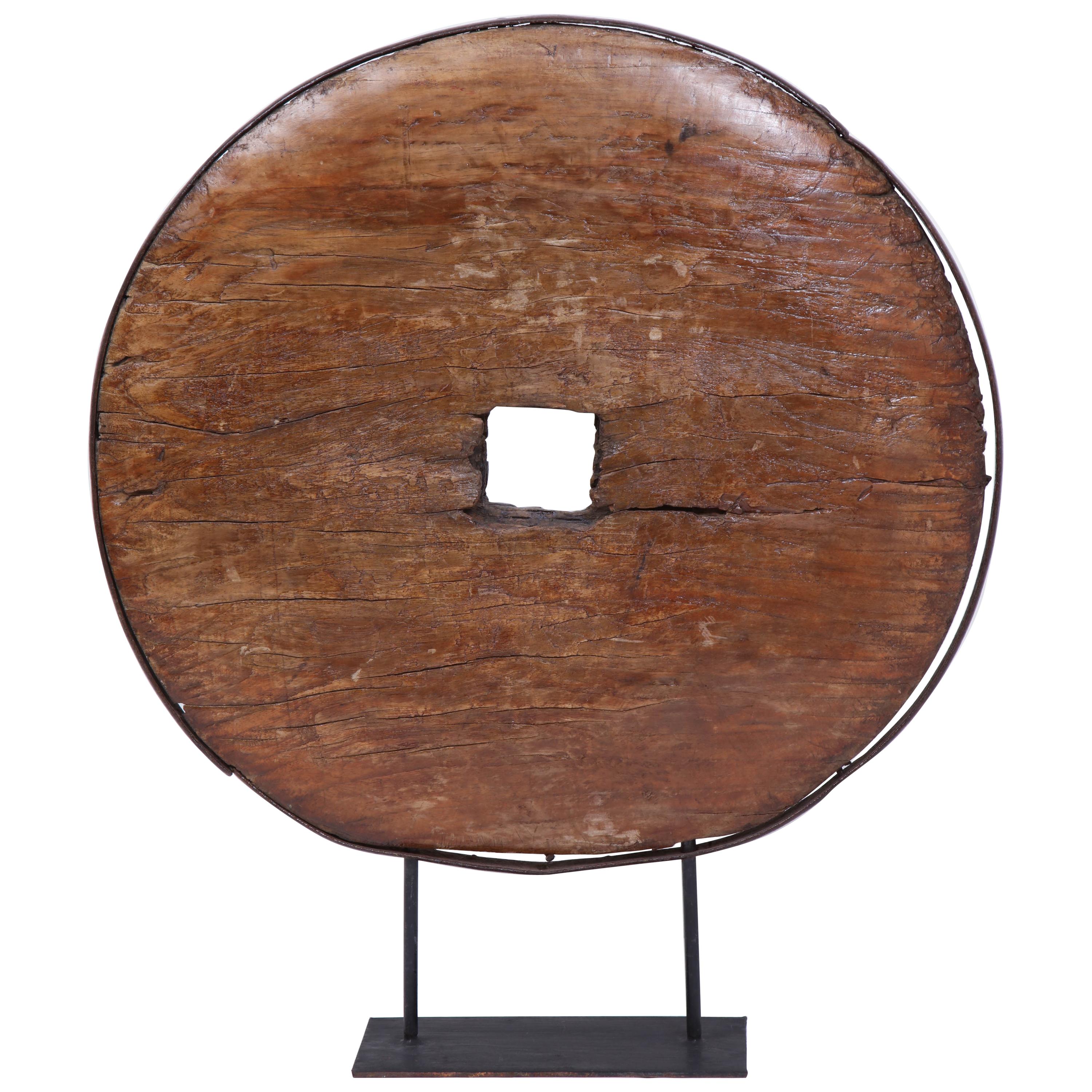 Großes afrikanisches Rad aus dem frühen 18. Jahrhundert