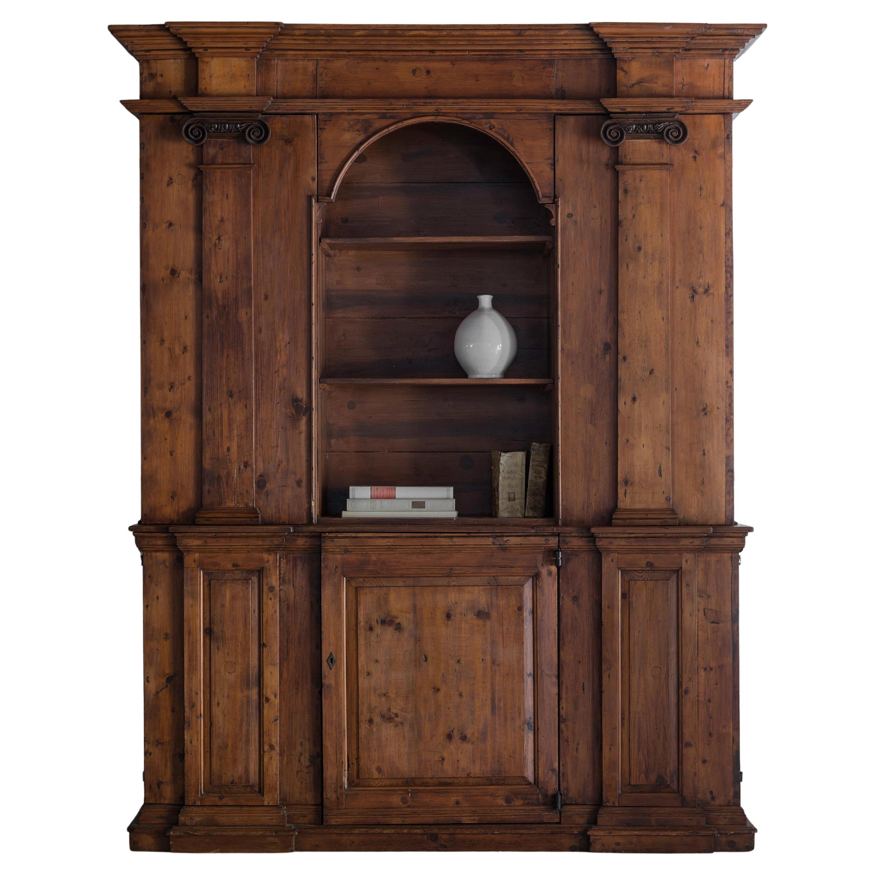 18th/19th century library or buffet, Tuscany or Umbria