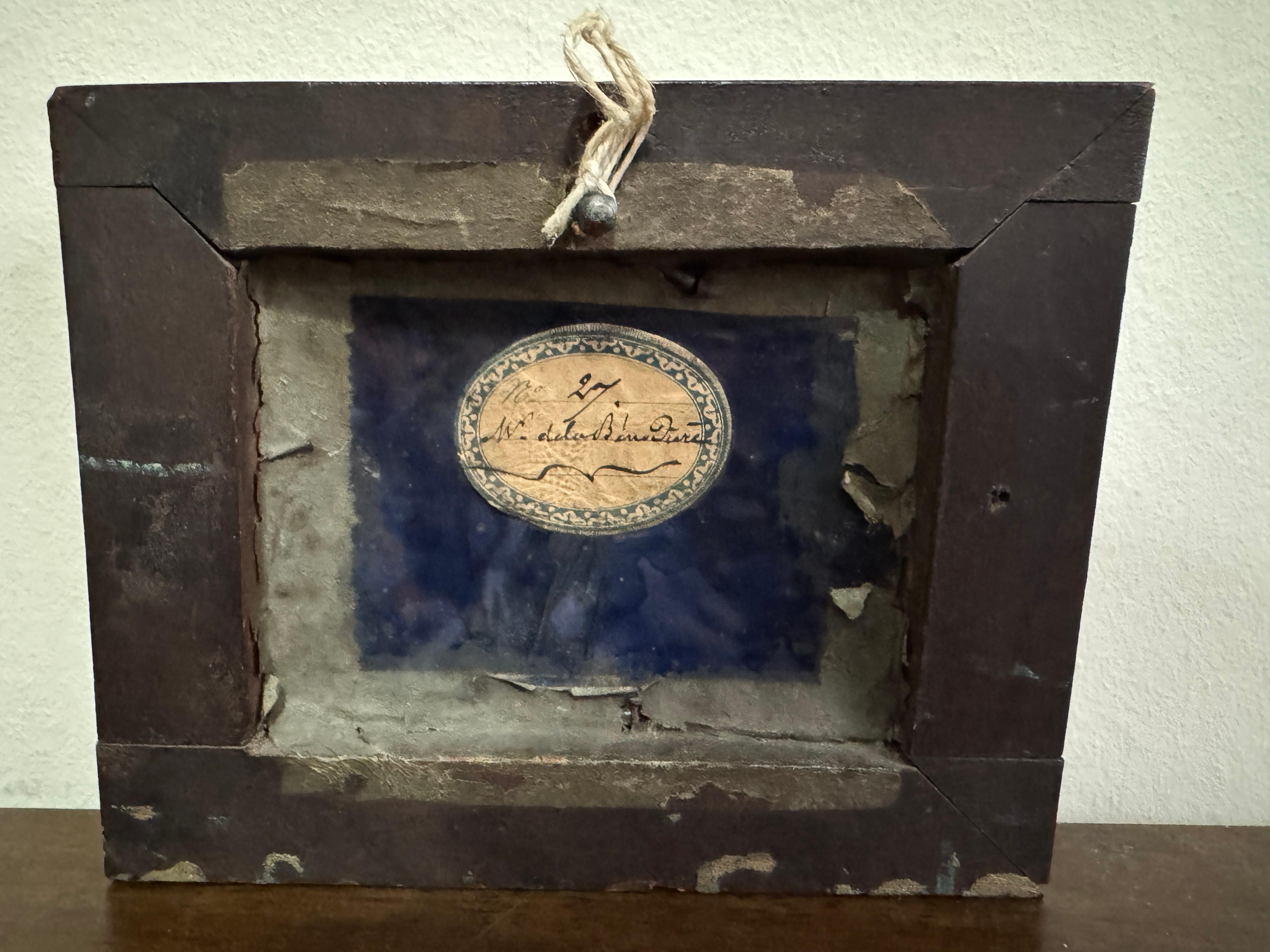 Français Plaque en émail de Limoges du début du 18e siècle en vente