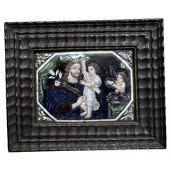 Early 18th Century Limoges Enamel Plaque