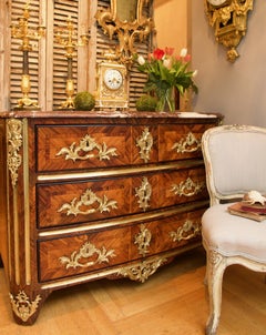 Early 18th Century Louis XIV Régence Marquetry Commode Attr. Etienne Doirat