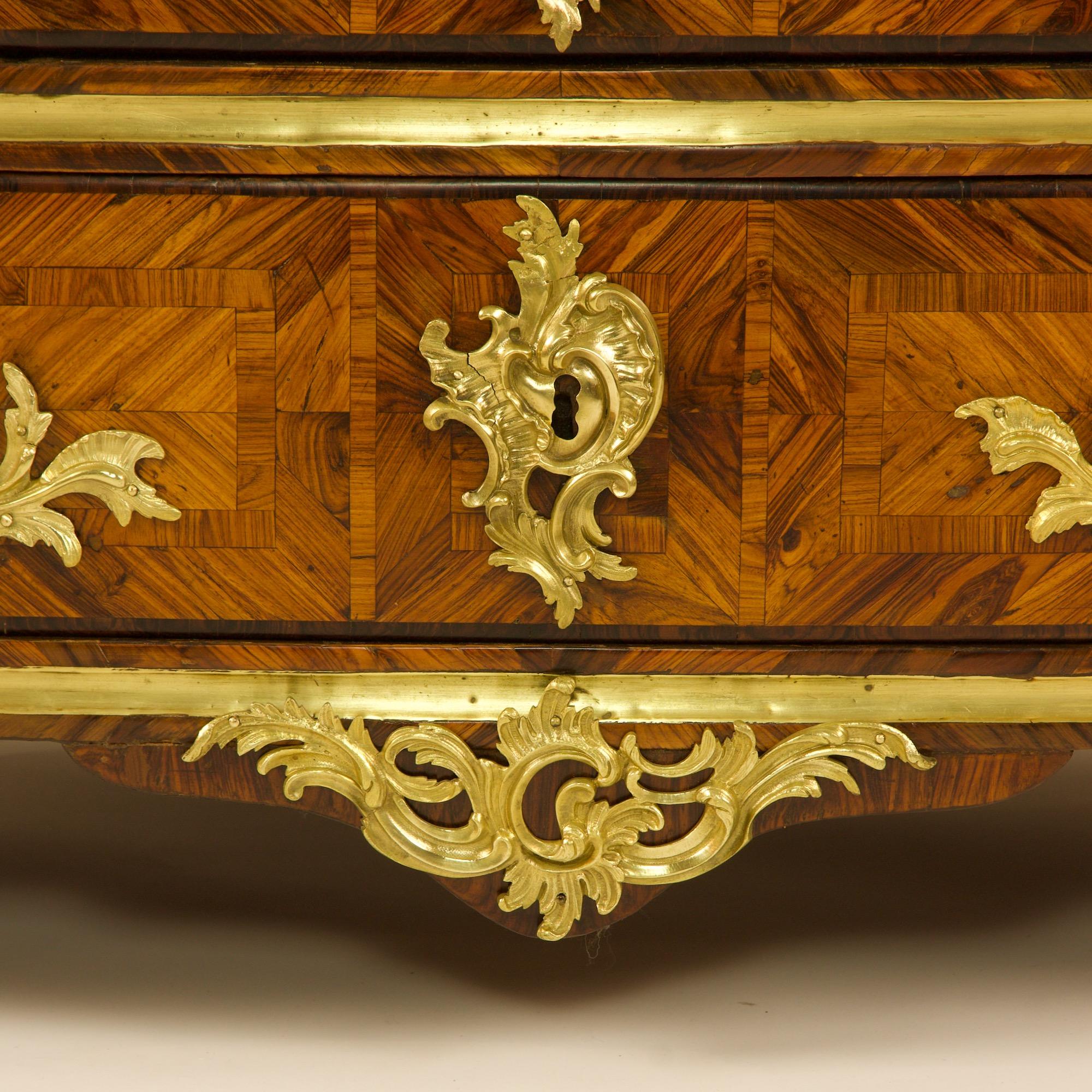 Early 18th Century Louis XIV Régence Marquetry Commode Attr. Etienne Doirat 1
