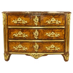 Early 18th Century Louis XIV Régence Marquetry Commode Attr. Etienne Doirat