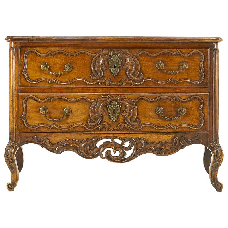 Early 18th Century Louis XV Two-Drawer Commode