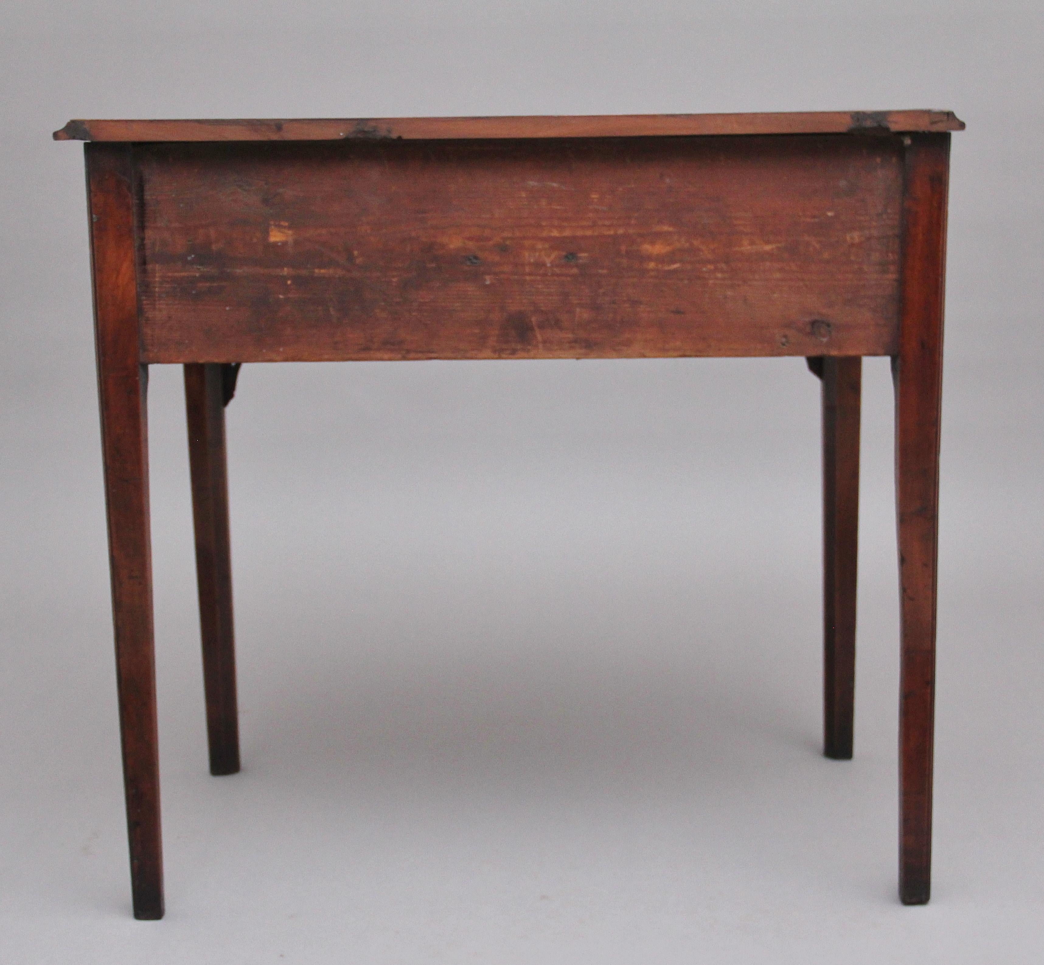 Early 18th Century Mahogany Side Table 1