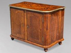 Early 18th Century Maltese Walnut Specimen Wood Marquetry Cabinet