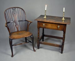 Early 18th Century Oak and Elm Lowboy c. 1710