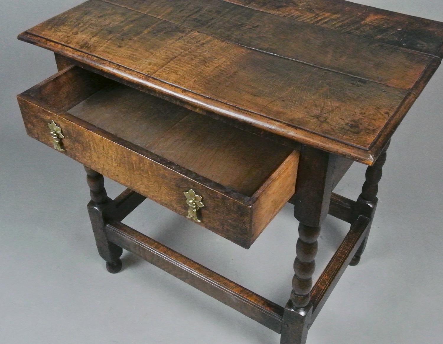 Early 18th Century, Oak and Elm Lowboy, C. 1710 1