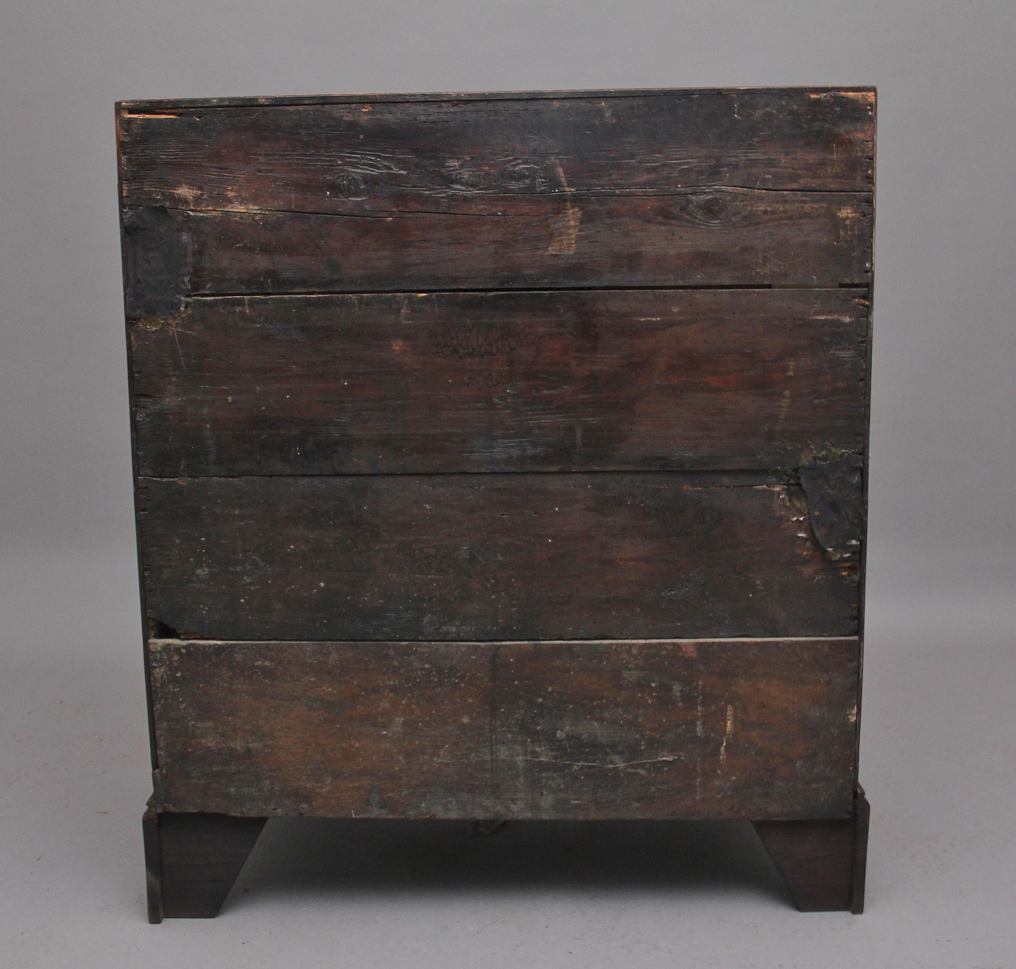 Early 18th Century Oak Bureau For Sale 3