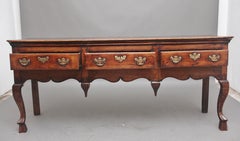 Early 18th Century oak dresser base