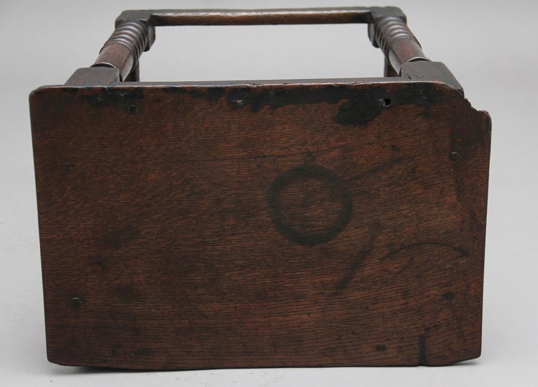 Early 18th Century Oak Joint Stool For Sale at 1stDibs
