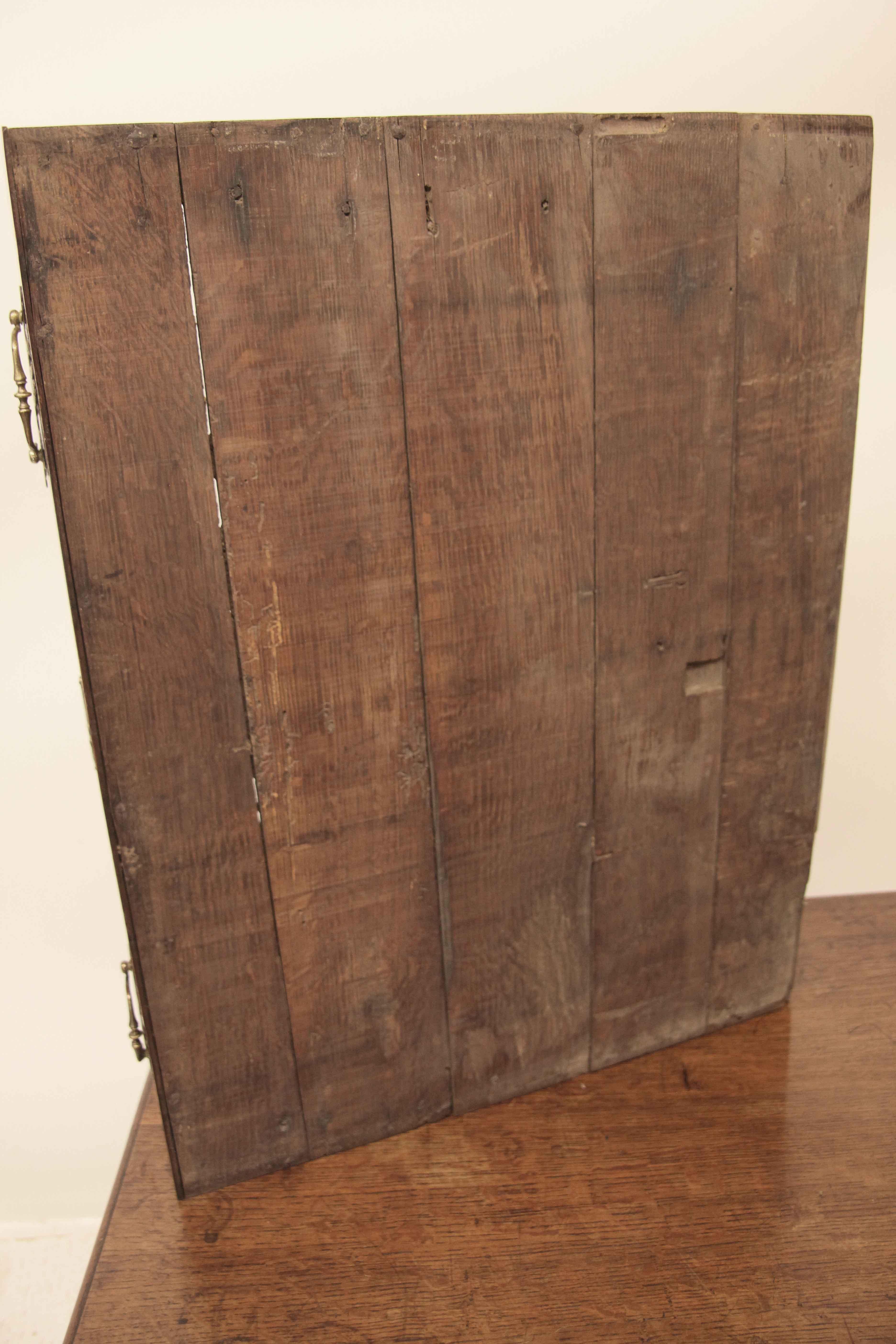 Early 18th Century Oak One Drawer Side Table For Sale 5