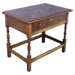 Early 18th Century Oyster Veneered Side Table
