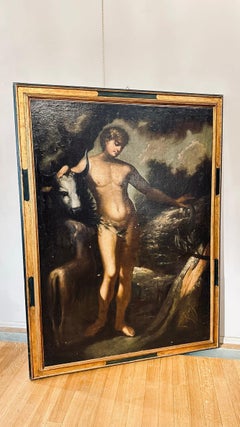 Early 18th Century painting depicting Adam - Roman School