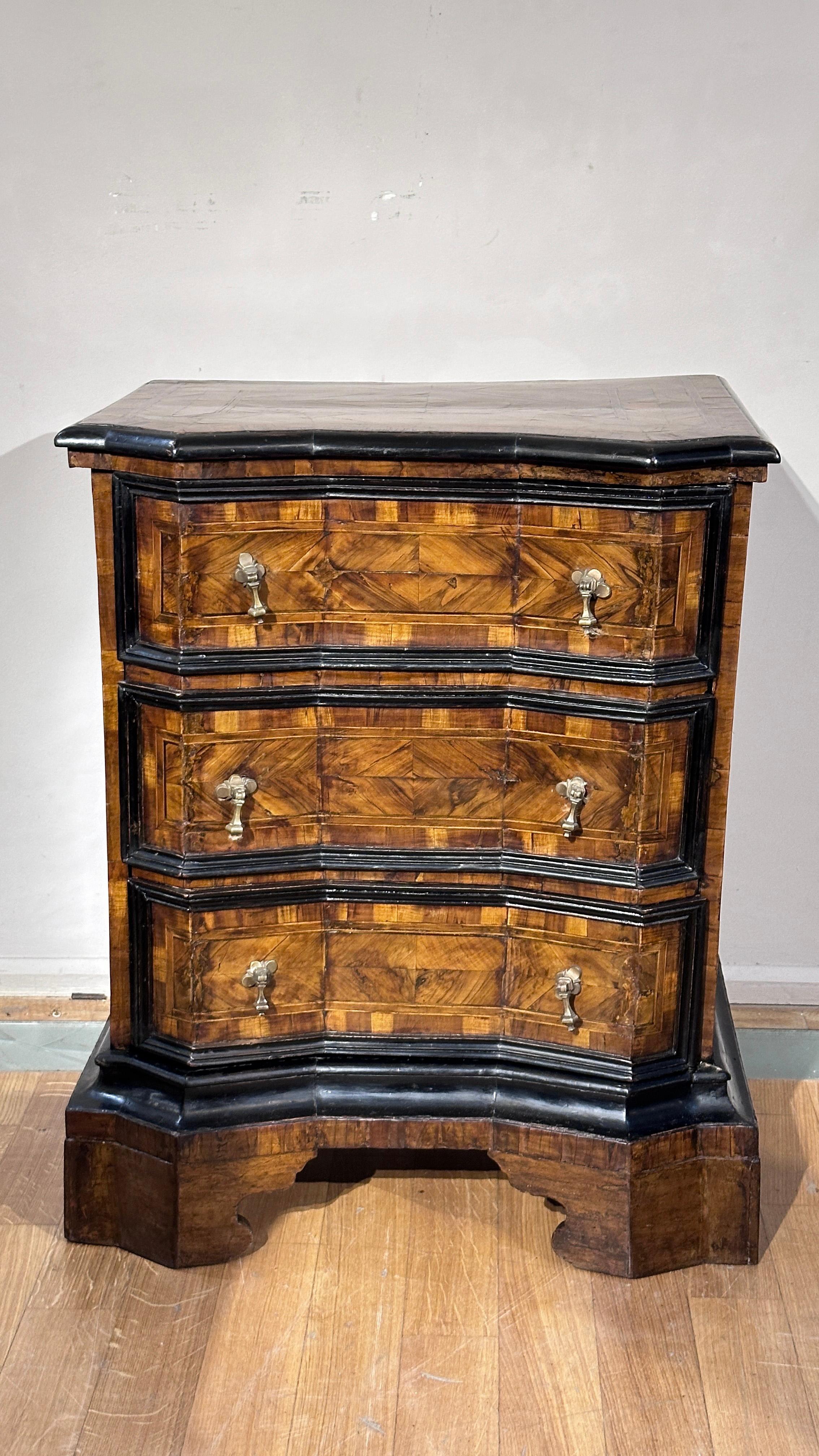 EARLY 18th CENTURY PAIR OF CHESTS LOUIS XIV  4