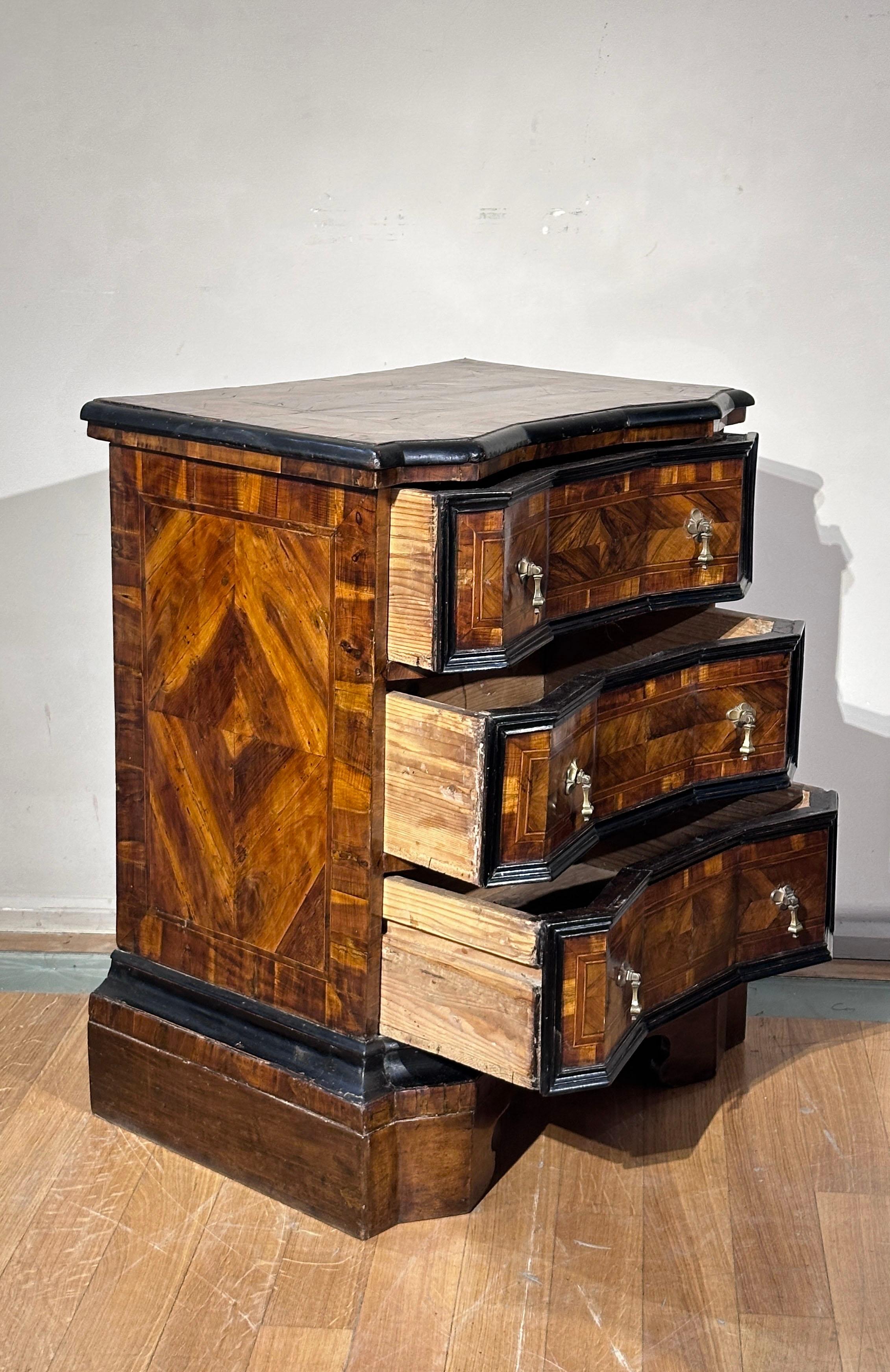 Ebonized EARLY 18th CENTURY PAIR OF CHESTS LOUIS XIV  For Sale