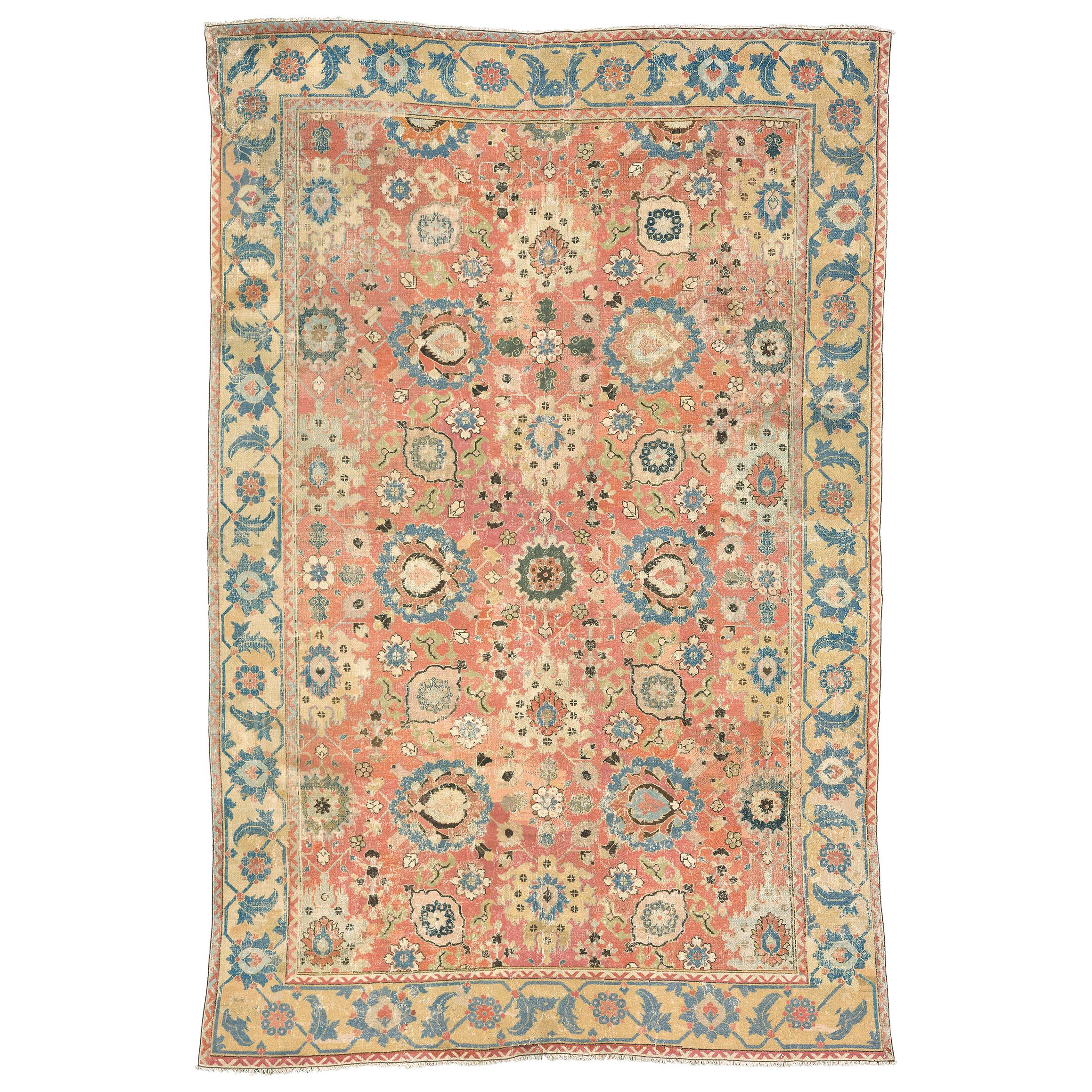 Early 18th Century Persian Khorassan Rug For Sale