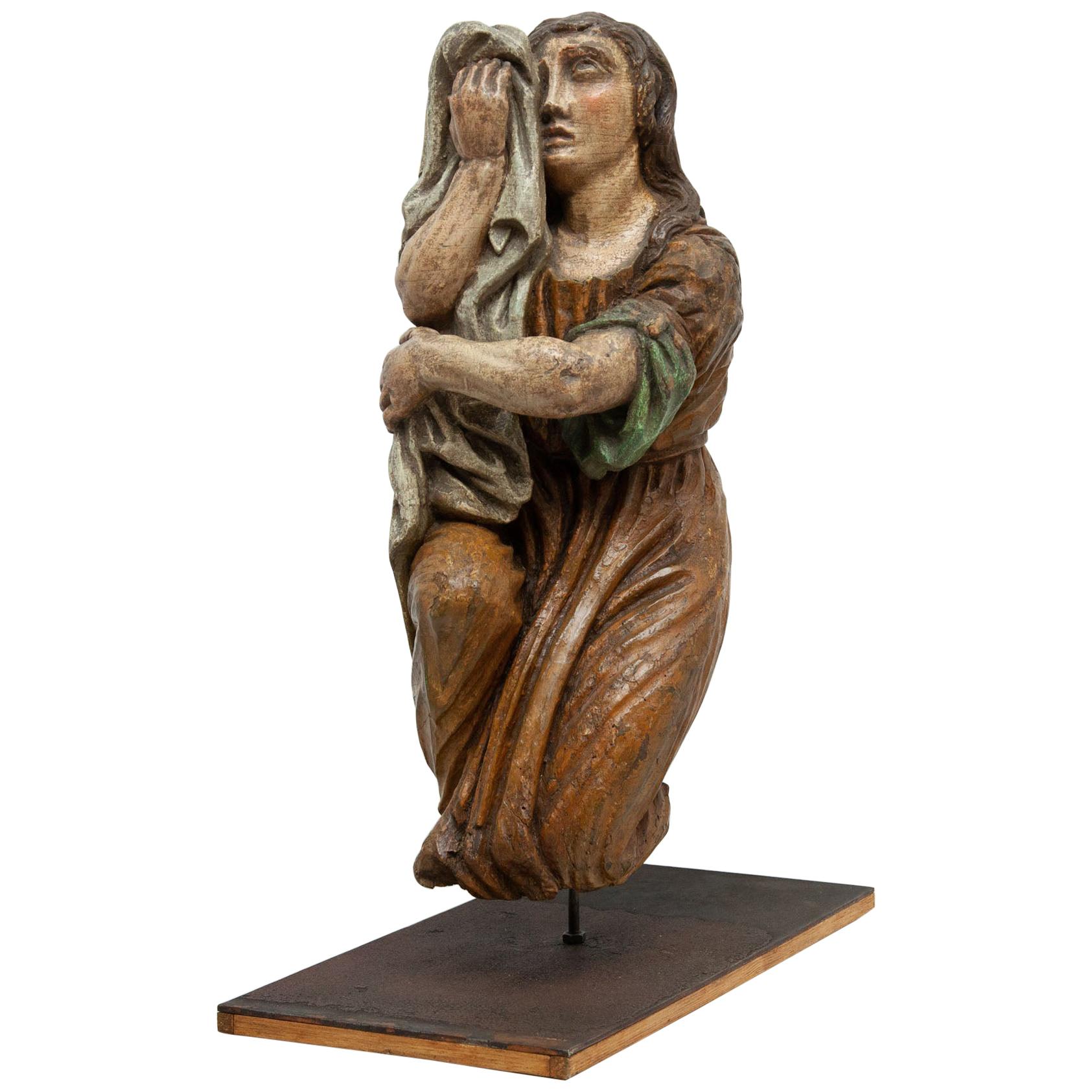 Wood Carving of Saint Francis at 1stDibs