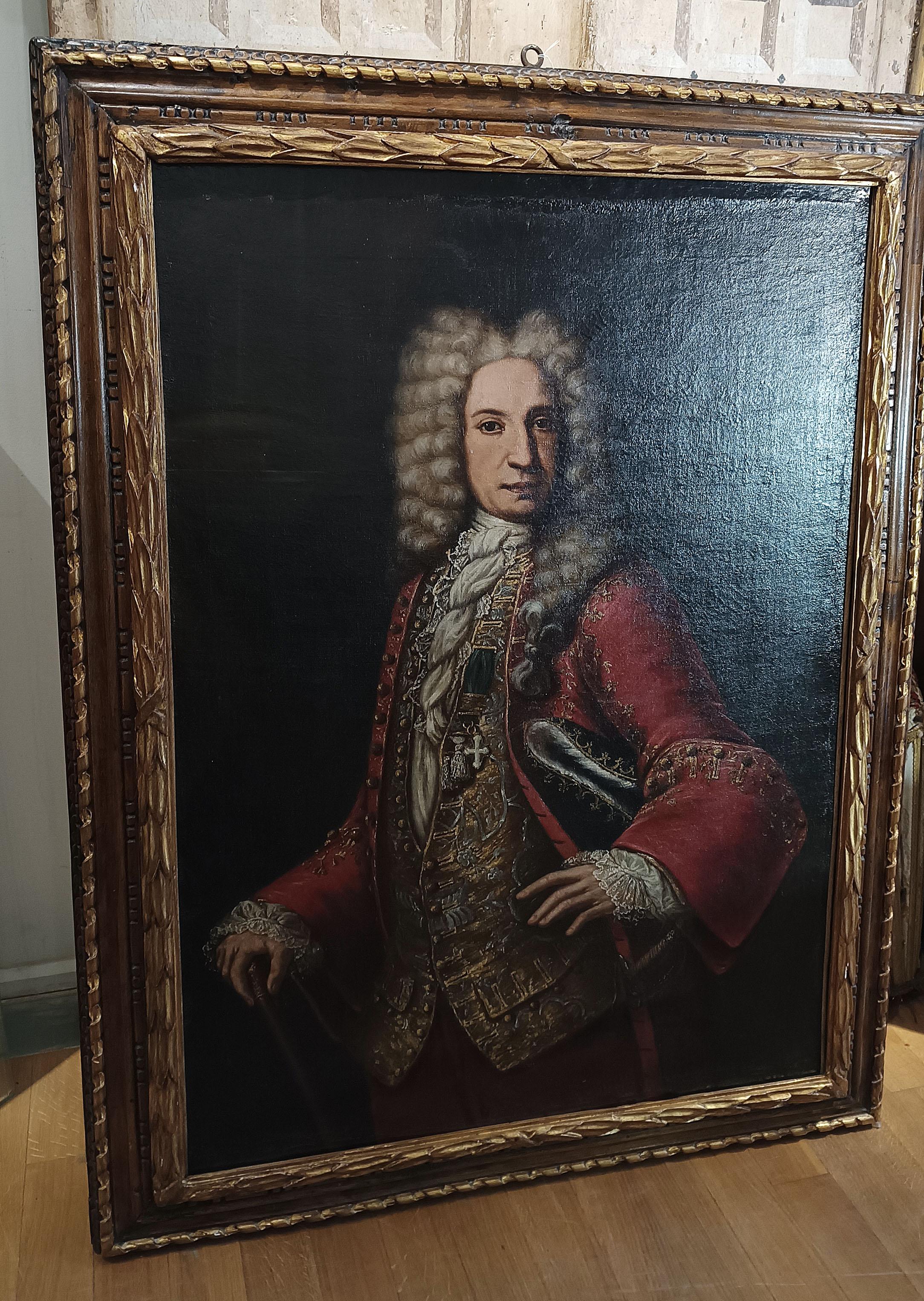 EARLY 18th CENTURY PORTRAIT OF A GENTLEMAN  For Sale 5