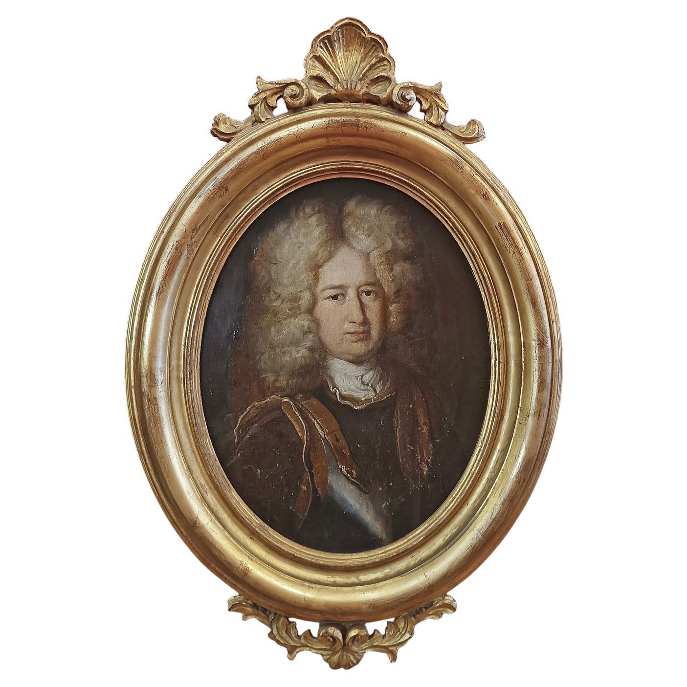 Retrato de principios del siglo xviii del duque de meternich