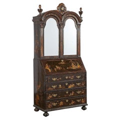 Early 18th Century Queen Anne Japanned Secretary Bookcase