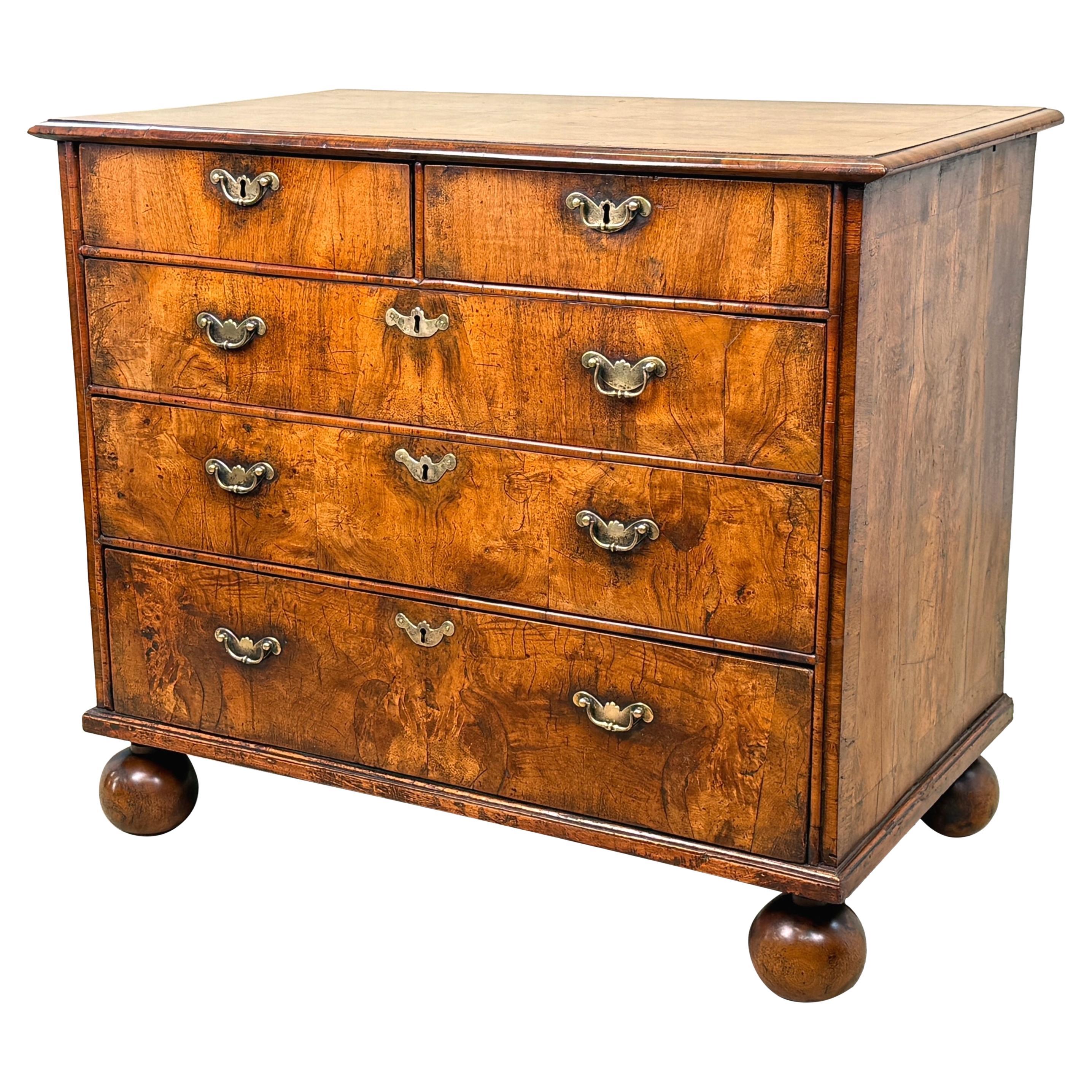 Early 18th Century Queen Anne Walnut Chest