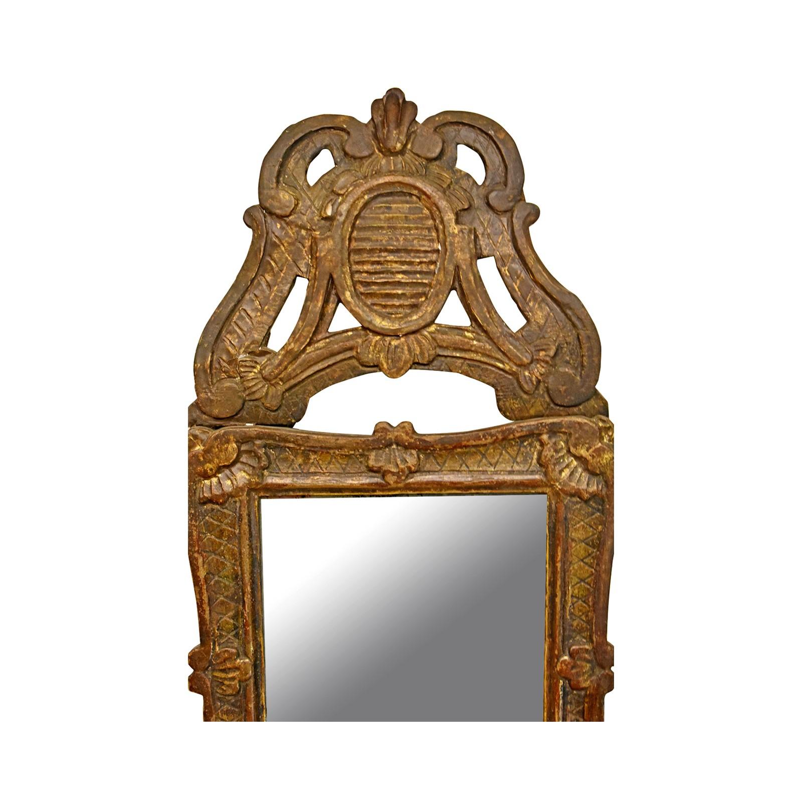French Regence Giltwood Mirror circa 1730 For Sale