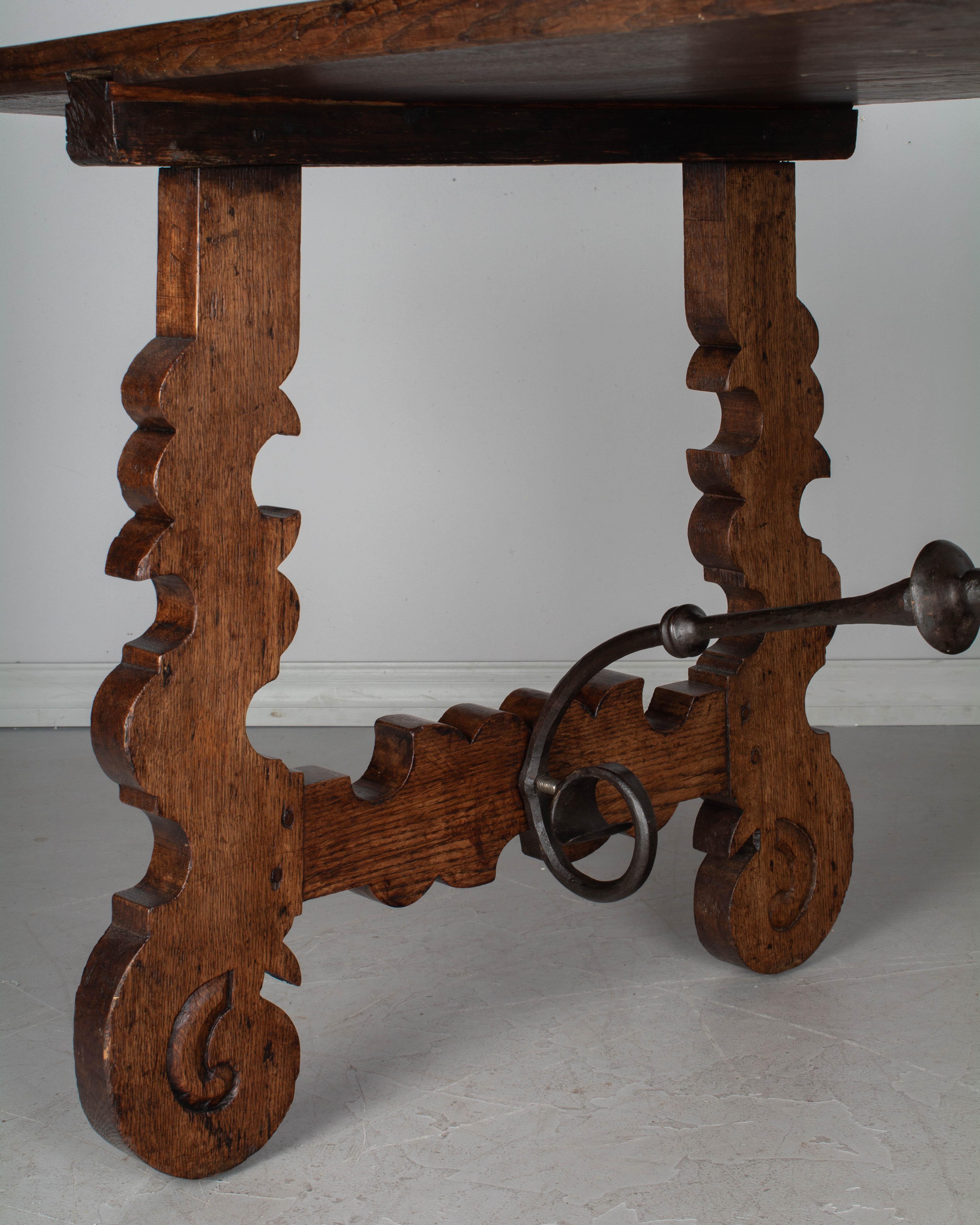 18th Century and Earlier Early 18th Century Spanish Baroque Table or Refectory Table