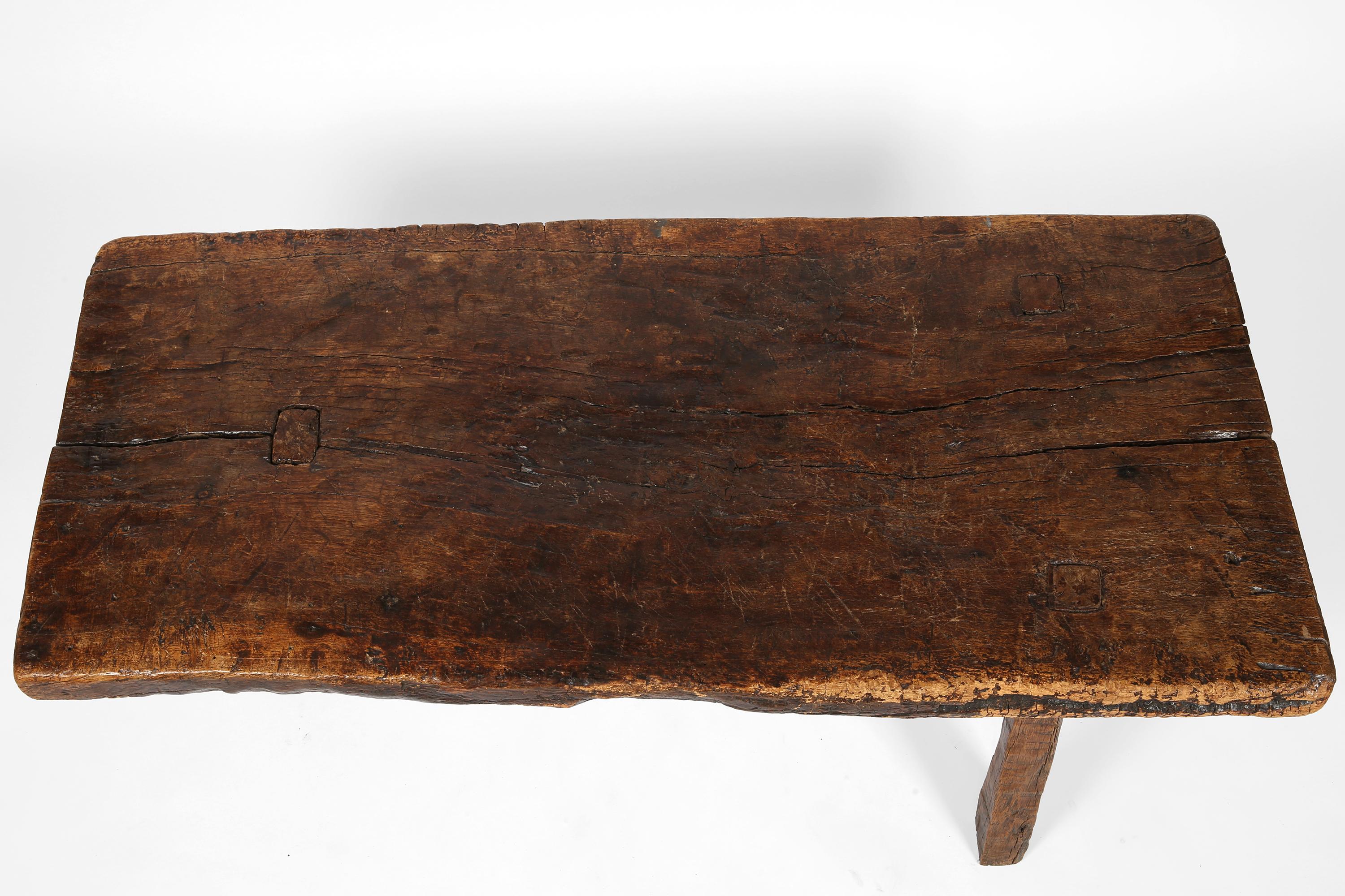 Early 18th Century Spanish Shepherd's Table For Sale 5