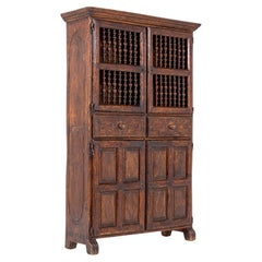 Antique Early 18th Century Spanish Walnut Cabinet