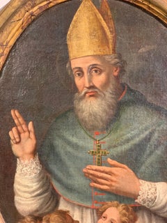Early 18th Century St Nicholas, Oil on Canvas