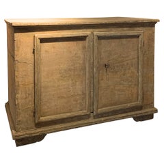 Early 18th Century Tuscan Buffet Original Paint