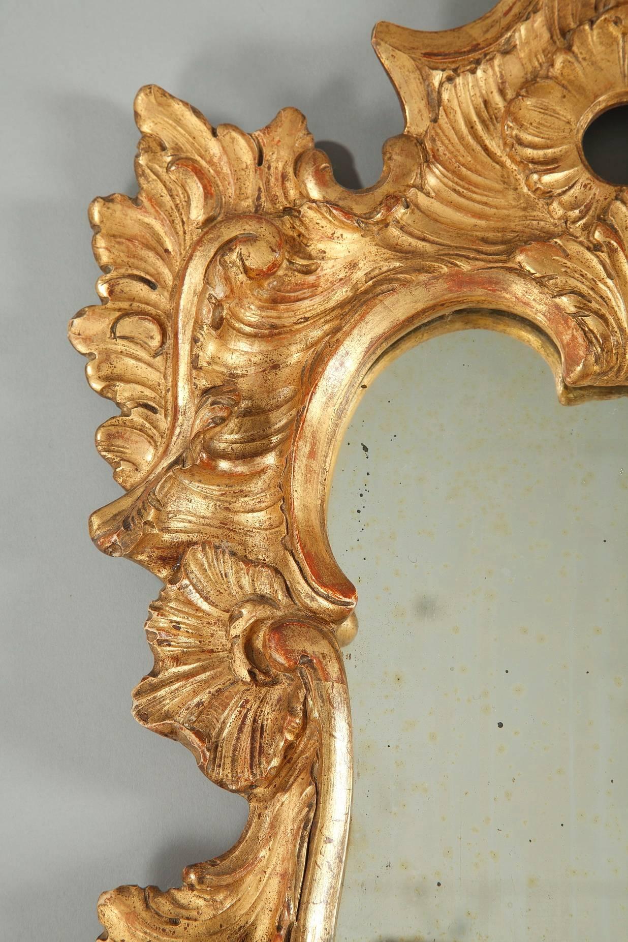 Early 18th Century Venetian Giltwood Wall Mirrors 5