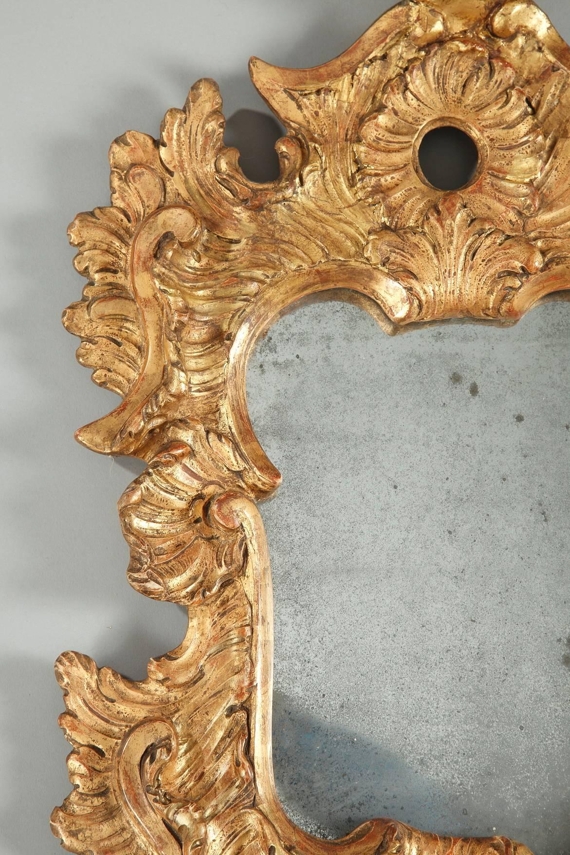Early 18th Century Venetian Giltwood Wall Mirrors 3