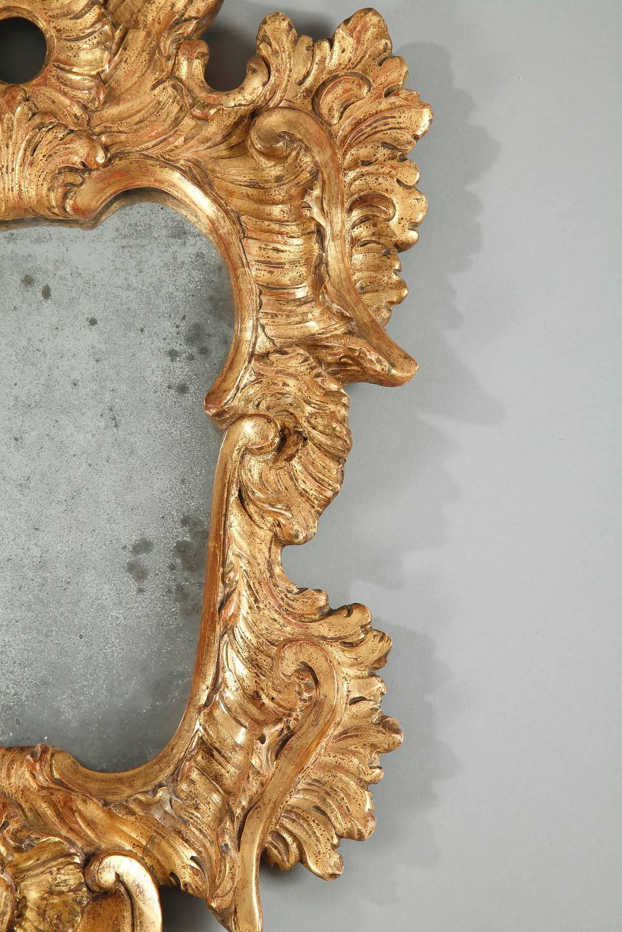 Early 18th Century Venetian Giltwood Wall Mirrors 4