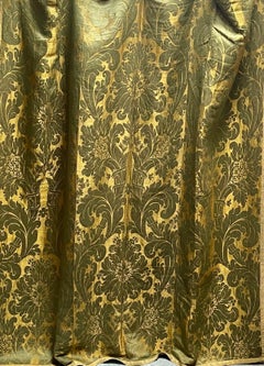 Early 18th Century Venetian Silk Lampas Cover