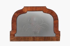 Early 18th Century Walnut Mirror