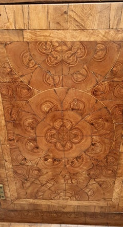 Early 18th Century Walnut Oyster Veneer Corner Cupboard