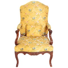 Early 18th Century Walnut Regence Armchair