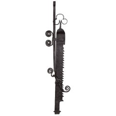 Early 18th Century Wrought Iron Trammel