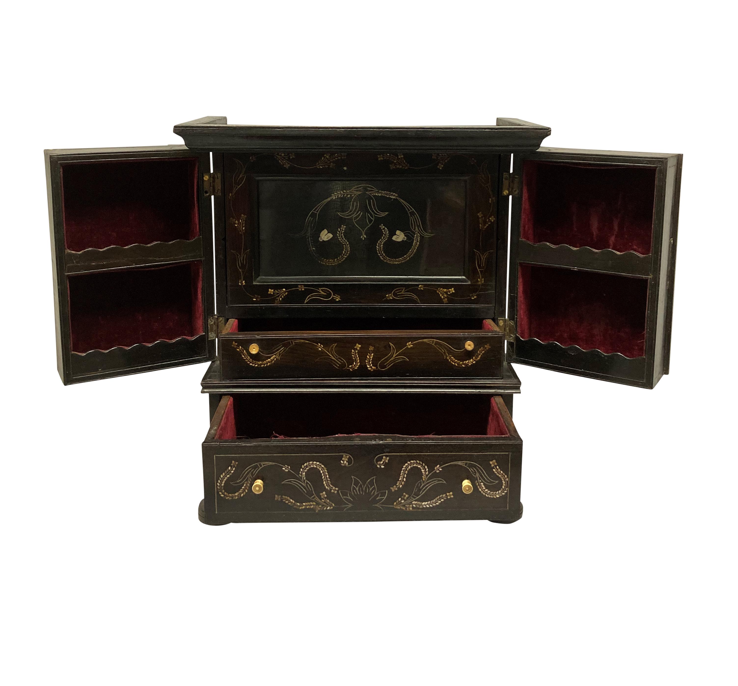 Early 19 Century Anglo-Indian Cabinet in Ebony 2