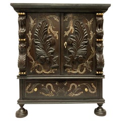 Early 19 Century Anglo-Indian Cabinet in Ebony