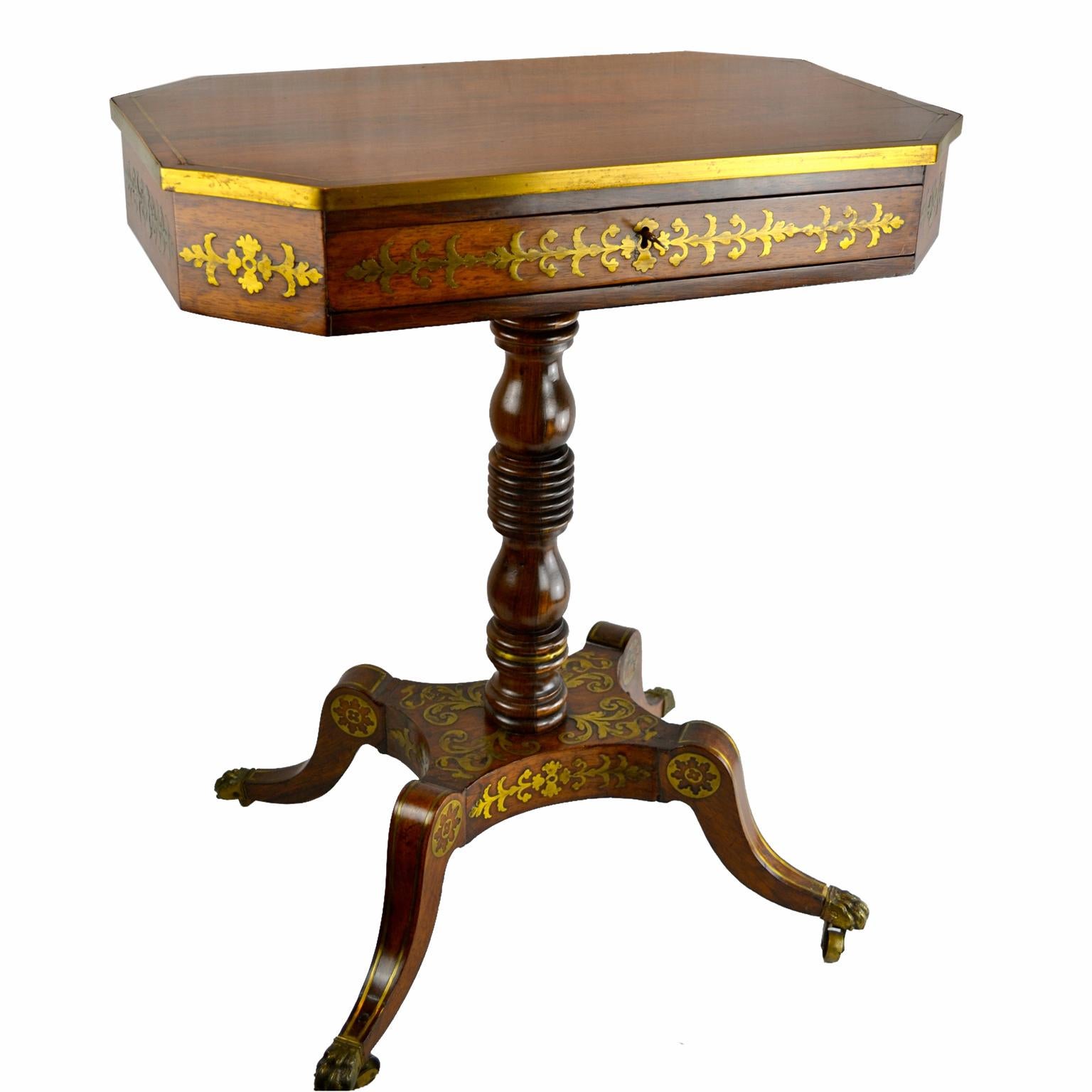 Hand-Crafted Early 19th Century English Regency Occasional Table